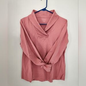 LL Bean Dusty Rose M shirt